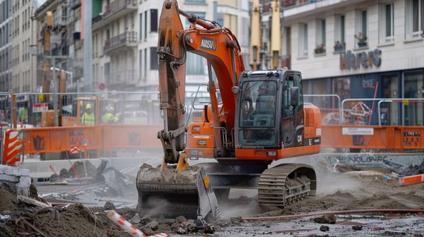 Découvrez la mini pelle Makitsu : performance et compacité