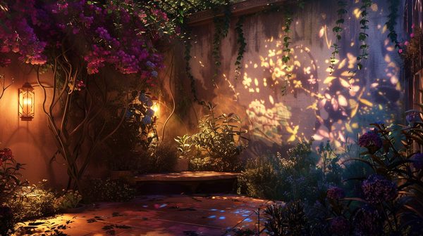 Révélez la beauté de votre jardin avec un projecteur mural extérieur